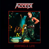 Accept의 앨범 Staying A Life - Live 1985 [2CD] 커버 아트 이미지