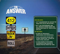 The Answer의 앨범 412 Days Of Rock 'N' Roll - Live [CD/DVD] 커버 아트 이미지