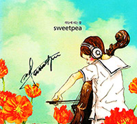 스위트피 Sweetpea의 앨범 Vol. 2: 하늘에 피는 꽃 + 달에서의 9년 [2CD][Boxset] - 사인반 커버 아트 이미지