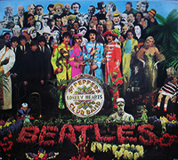 The Beatles의 앨범 Sgt. Pepper's Lonely Hearts Club Band 커버 아트 이미지