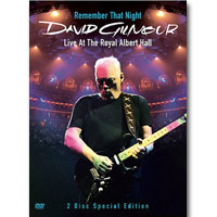 David Gilmour (Pink Floyd)의 Remember That Night : Live At The Royal Albert Hall [2DVD][Digipak] 앨범 커버