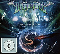 DragonForce의 앨범 In The Line Of Fire (Larger Than Live) [CD/DVD][Digipak] 커버 아트 이미지