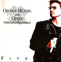 George Michael (WHAM!)의 앨범 Five Live  (with Queen, Lisa Stansfield)[EP] 커버 아트 이미지