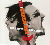U2 / Green Day의 앨범 The Saints Are Coming [CD Single] 커버 아트 이미지