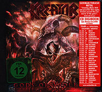 Kreator의 앨범 Gods Of Violence [CD/DVD][Limited Edition][Digipak] 커버 아트 이미지