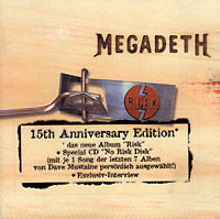 Megadeth의 앨범 Risk : 15th Anniversary [2CD][Limited Edition] 커버 아트 이미지