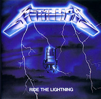 Metallica의 Ride The Lightning (US Version) 앨범 커버