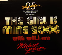 Michael Jackson의 앨범 The Girl Is Mine: 2008 with Will.I. Am [Single] 커버 아트 이미지