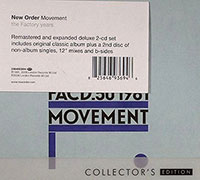 New Order의 앨범 Movement [2CD][Collector's Edition][Rmst][Digipak][Boxset] 커버 아트 이미지