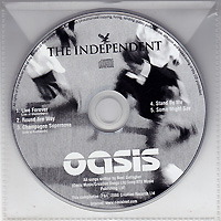 Oasis의 앨범 Live Forever [UK Promo CD] 커버 아트 이미지