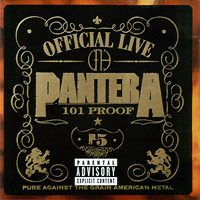 Pantera의 앨범 Official Live: 101 Proof 커버 아트 이미지