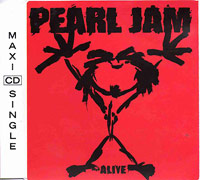 Pearl Jam의 앨범 Alive [CD Single] 커버 아트 이미지