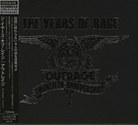 Outrage의 앨범 The Years of Rage [CD/DVD][Limited Edition][Digipak] 커버 아트 이미지