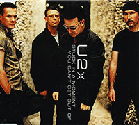 U2의 앨범 Stuck In A Moment You Can't Get Out Of [UK CD Single][Part 2] 커버 아트 이미지