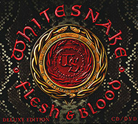 Whitesnake의 앨범 Flesh & Blood [CD/DVD][Deluxe Edition][2 Bonus Tracks][Digipak] 커버 아트 이미지